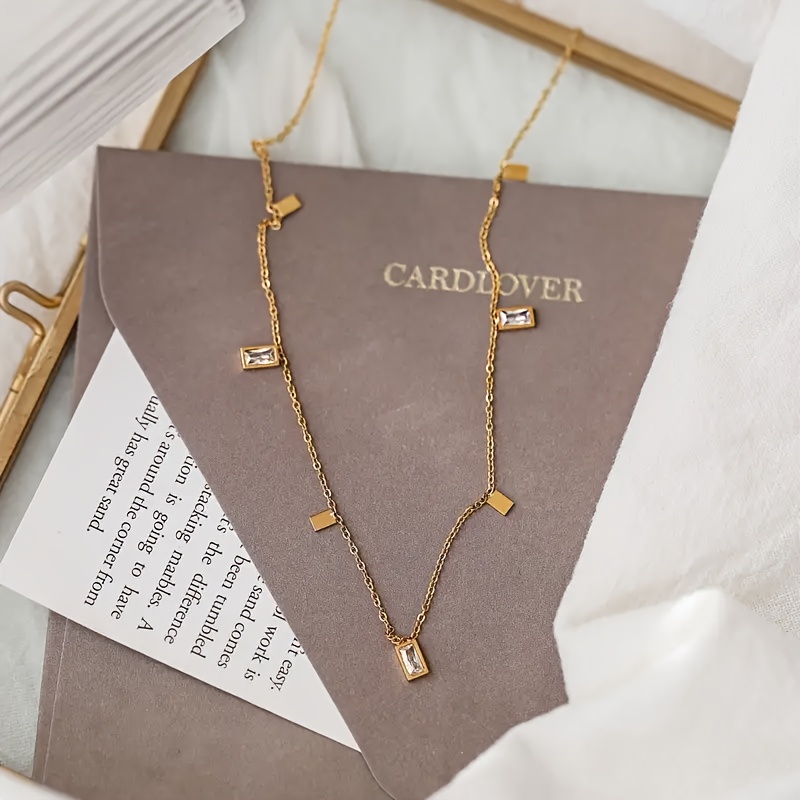 Women's Delicate 18K Gold-Plated Stainless Steel Necklace