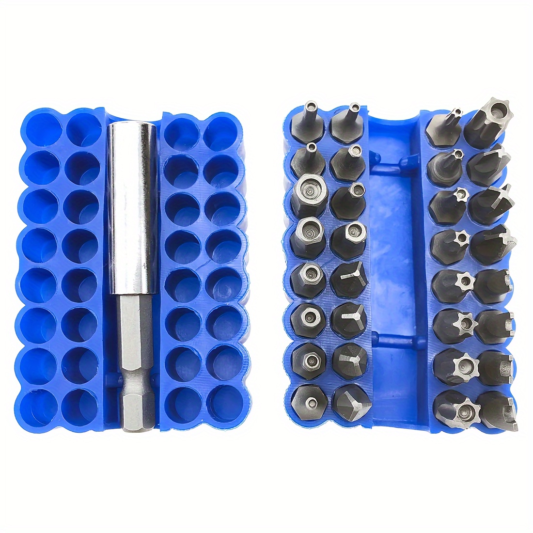 

33pcs Torx & Hex Wrench Set With Magnetic 1/4" Holder - Durable Steel, Industrial Hand Tools Kit