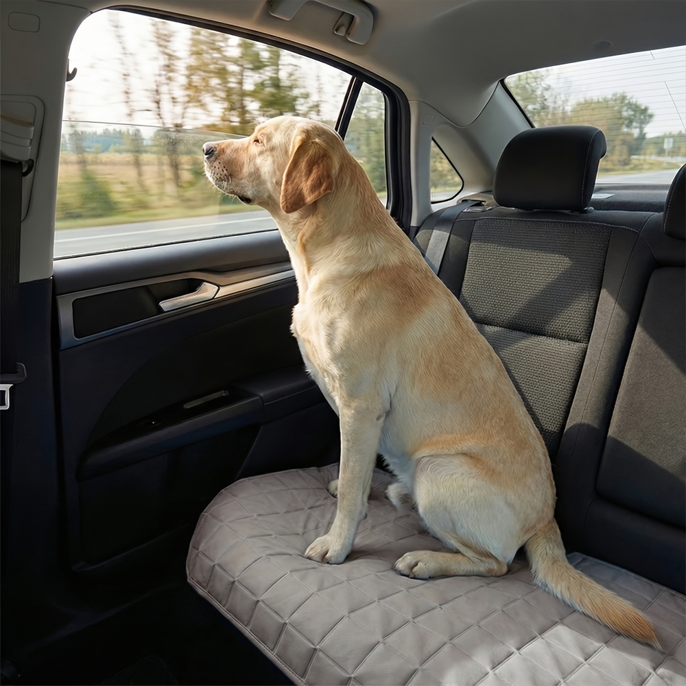 TEMU [Mise à jour 2026] Tapis de refroidissement extra-large pour animaux de compagnie, lit pour chien | Tissu anti-humidité | Lit en respirante |