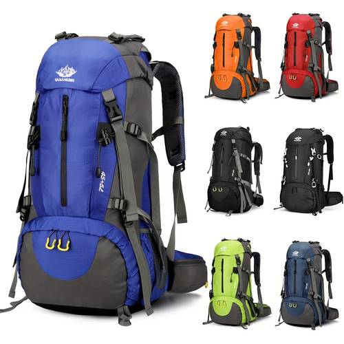 professional mountaineering backpack for men large capacity outdoor travel bag hiking and camping backpack climbing and travel backpack womens camping backpack