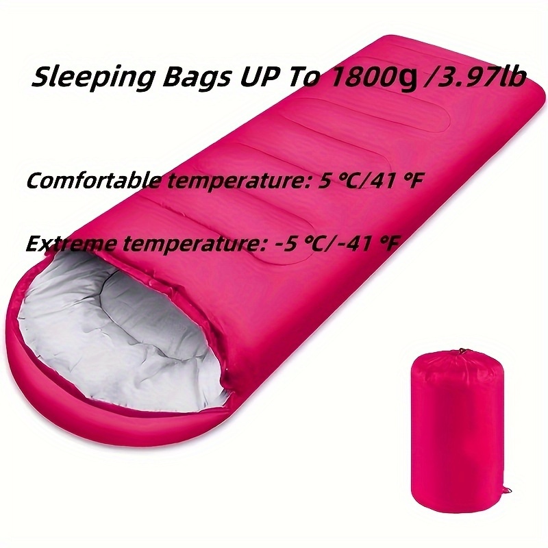 

Sleeping Bag For Adult, Backpacking Lightweight Waterproof - Cold Weather Sleeping Bag For Warm Camping Hiking Outdoor Travel Hunting With Compression Bag