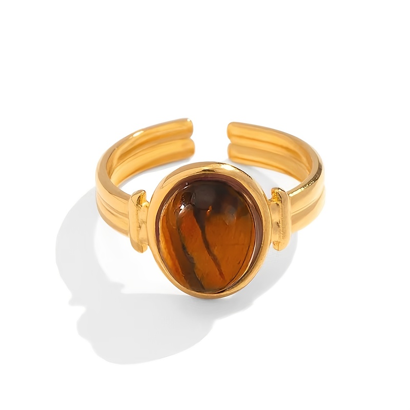 Women's Vintage French-style 18K Golden Plated Ring