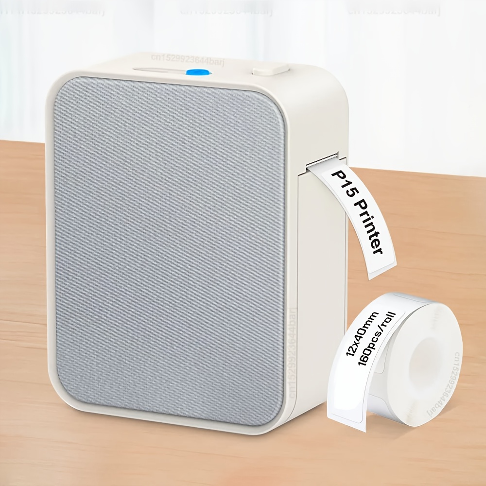 Image of Marklife Mini Label Maker With 1roll 12*40mm Label Sticker,wireless Thermal Printer For Business, Office, School, Home-use, Barcode, Logo, Clothing Label, Name Sticker Compatible With Ios And Phone