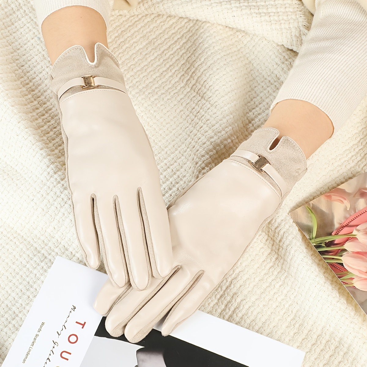 

1 's Touchscreen- Mittens, , Knitted, , , For , - & Windproof Gloves