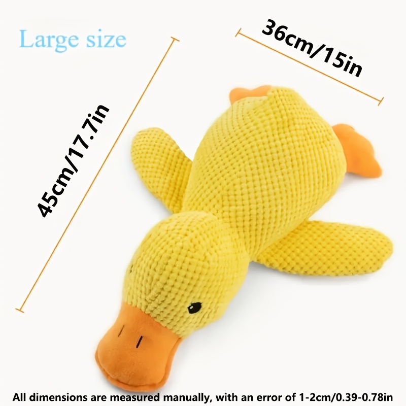TEMU 1 Plush Toy For Dogs | Durable, Chewable, Noise-producing, Ideal For Pet Stress Relief