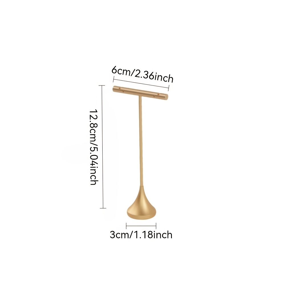 TEMU Minimalist Jewelry Rack, Light Luxury Retro Metal Jewelry Display Props, Ornaments Earrings Bracelets Pendants Jewelry Window Counter Decoration