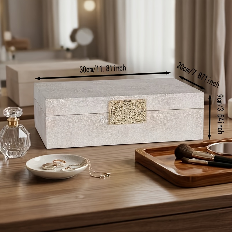 Jewellery Box Designed to Resemble Stingray Skin, Gift for All Occasions