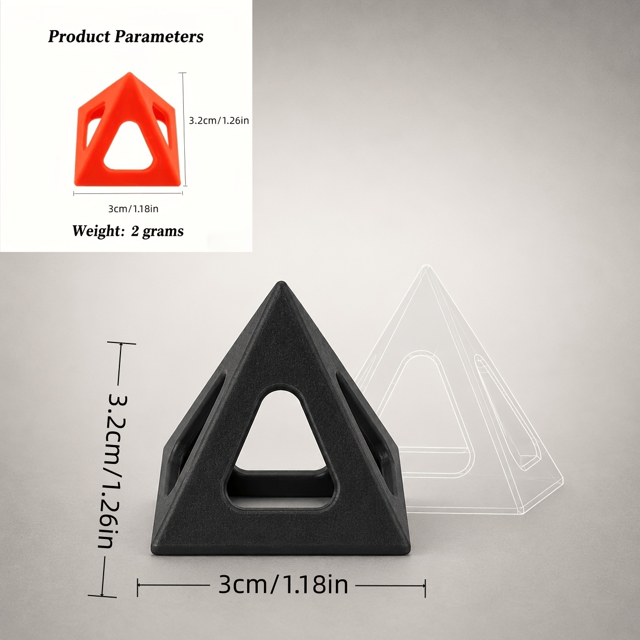 TEMU Confezione da 15 supporti piramidali per verniciatura, piccoli 3 cm, supporti conici riutilizzabili per verniciatura a spruzzo, e asciugatura,