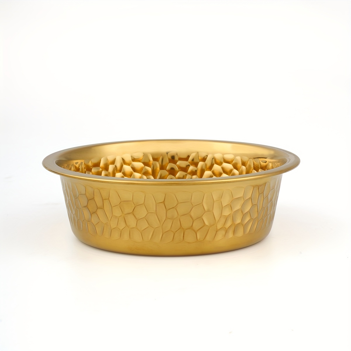 TEMU Supet High-quality Stainless Steel Pet Feeding Bowl, Thickened Bowl For Food And Water, Easy To Clean And Dishwasher Safe, Suitable For Large,