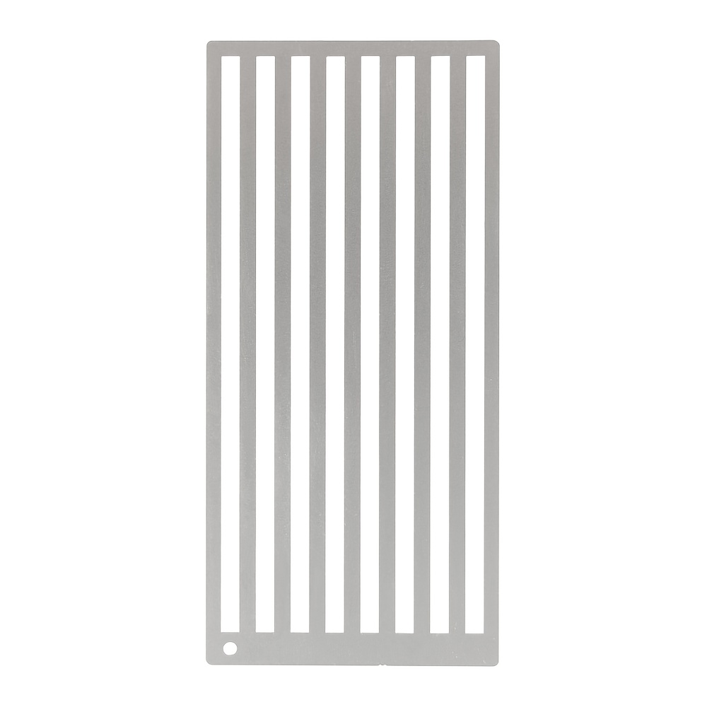 TEMU Règle de peinture diamant en acier inoxydable, légère, petite règle d'art diamant, diamant, pointillé, outil d'alignement de perçage, outils de