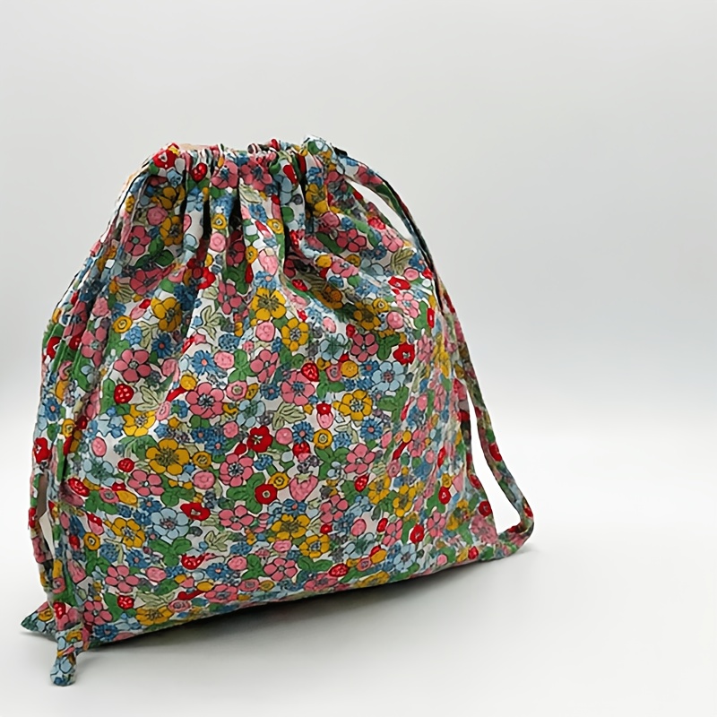 TEMU 1 pz Sacchetto protettivo per indumenti con motivo a fragola, sacchetto in tessuto con coulisse, borsa per reggiseni, borsa da viaggio