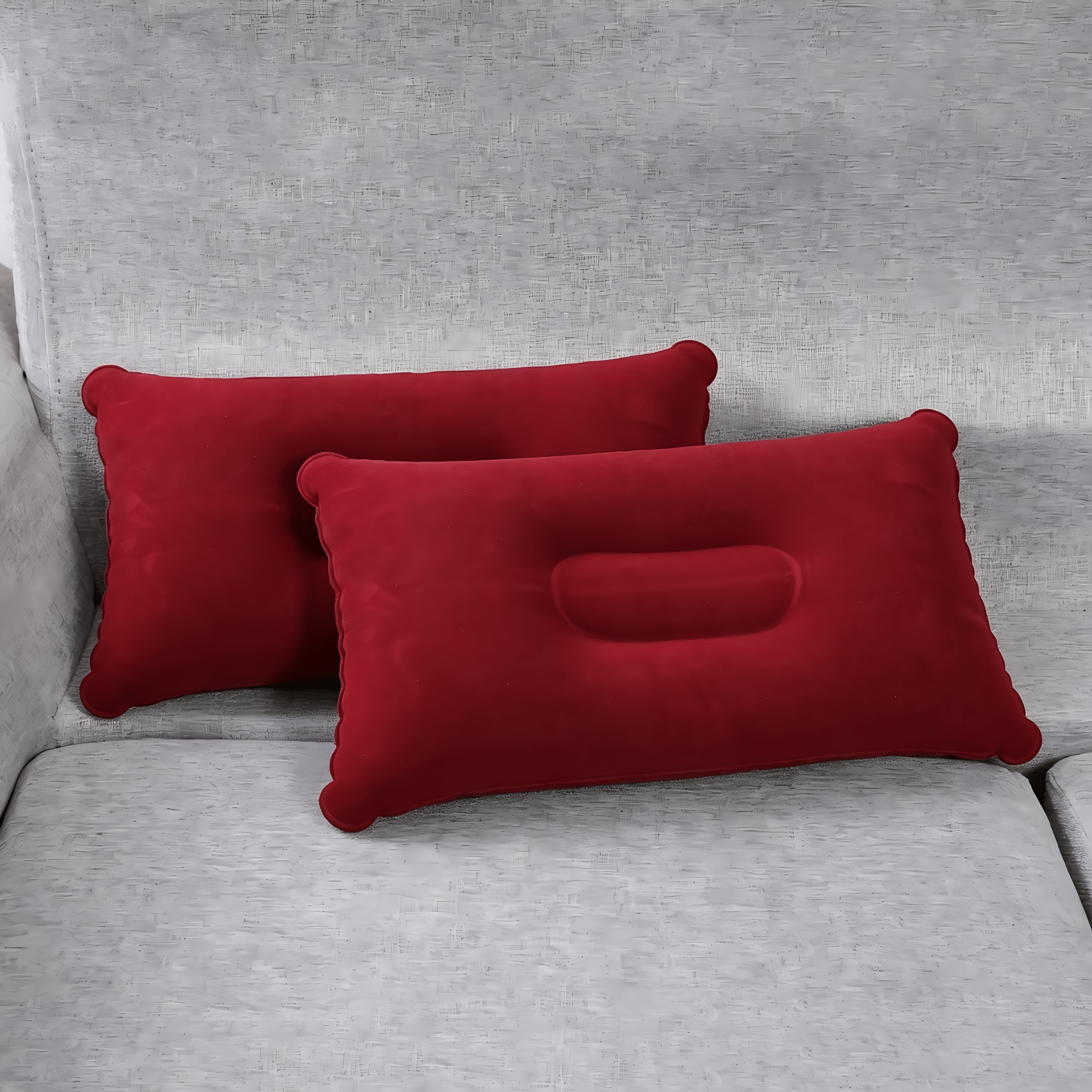 A4 Size Inflatable Camping Pillows, 1-Pack or 2-Pack