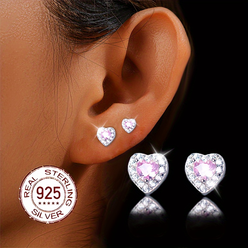 

S925 Silvery Zirconia - Hypoallergenic, For & Gifting