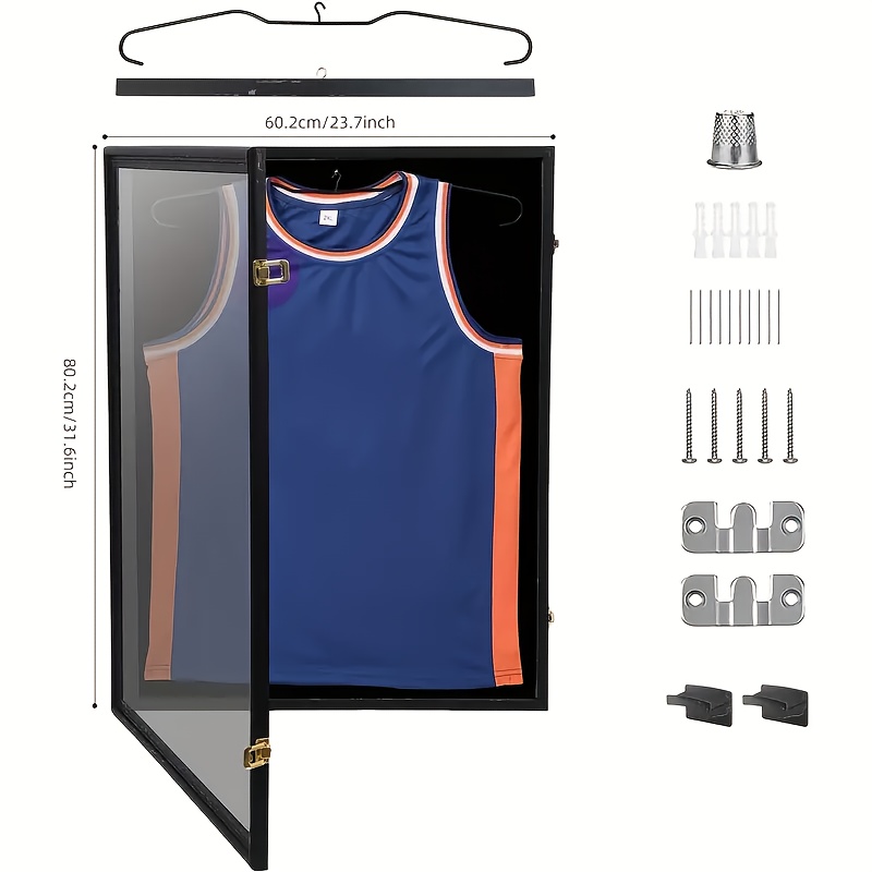 TEMU Showcase: Large Shadow Box Display Case For Sports Jerseys And Memorabilia Preservation (1-pack)