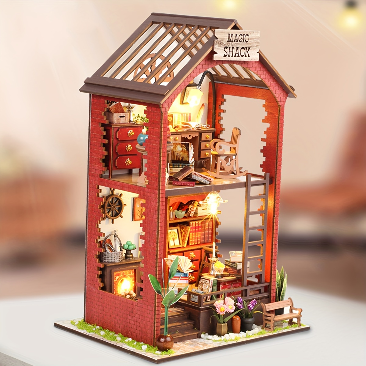 Mini Doll House Kit 3d Three dimensional Puzzle Diy Handmade - Temu Canada