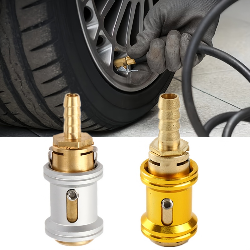 Connettore Rapido In Ottone Per Valvola Pneumatici, Adattatore Universale Per Pompa Aria, 8 Mm, Per Auto, Camion E Moto