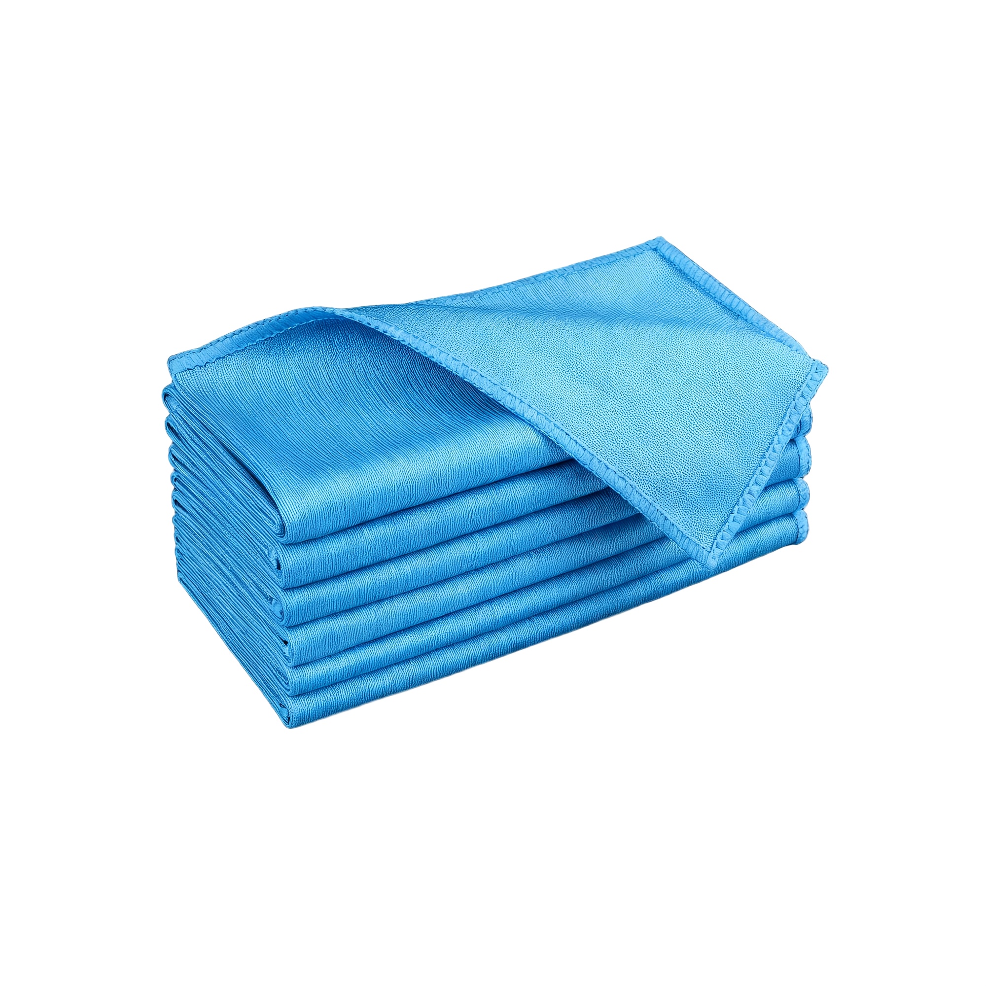 E-shop Mikrofaser-Glasreinigungstuch, 9,84x9,84 Zoll, fusselfrei, reinigt schnell Fenster, Spiegel, Gläser, Handybildschirme, Kameraobjektive, Blau