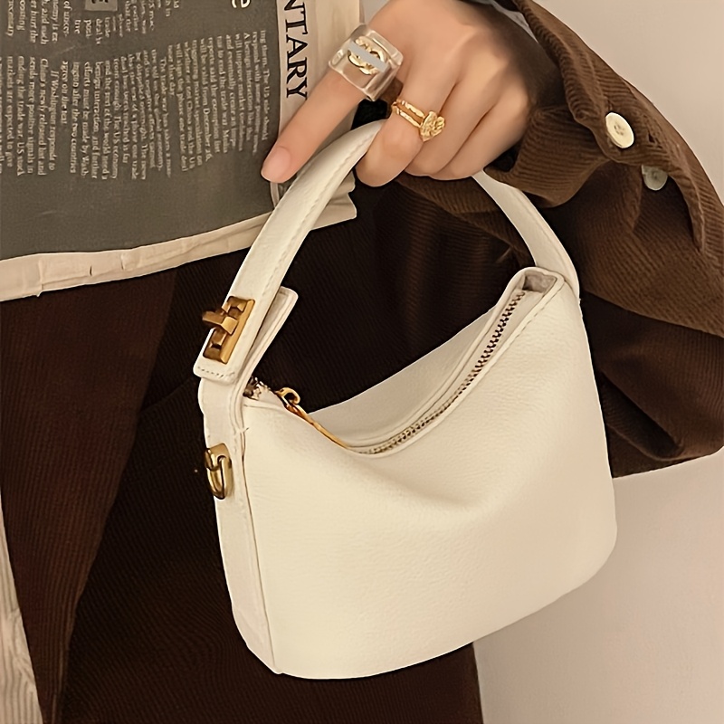womens large capacity handbag convertible handbag clutch purse with   hardware   work bag for women everyday use formal events elegant black organizer bag ladies handbags travel accessory stylish tote smooth zipper Product details 2