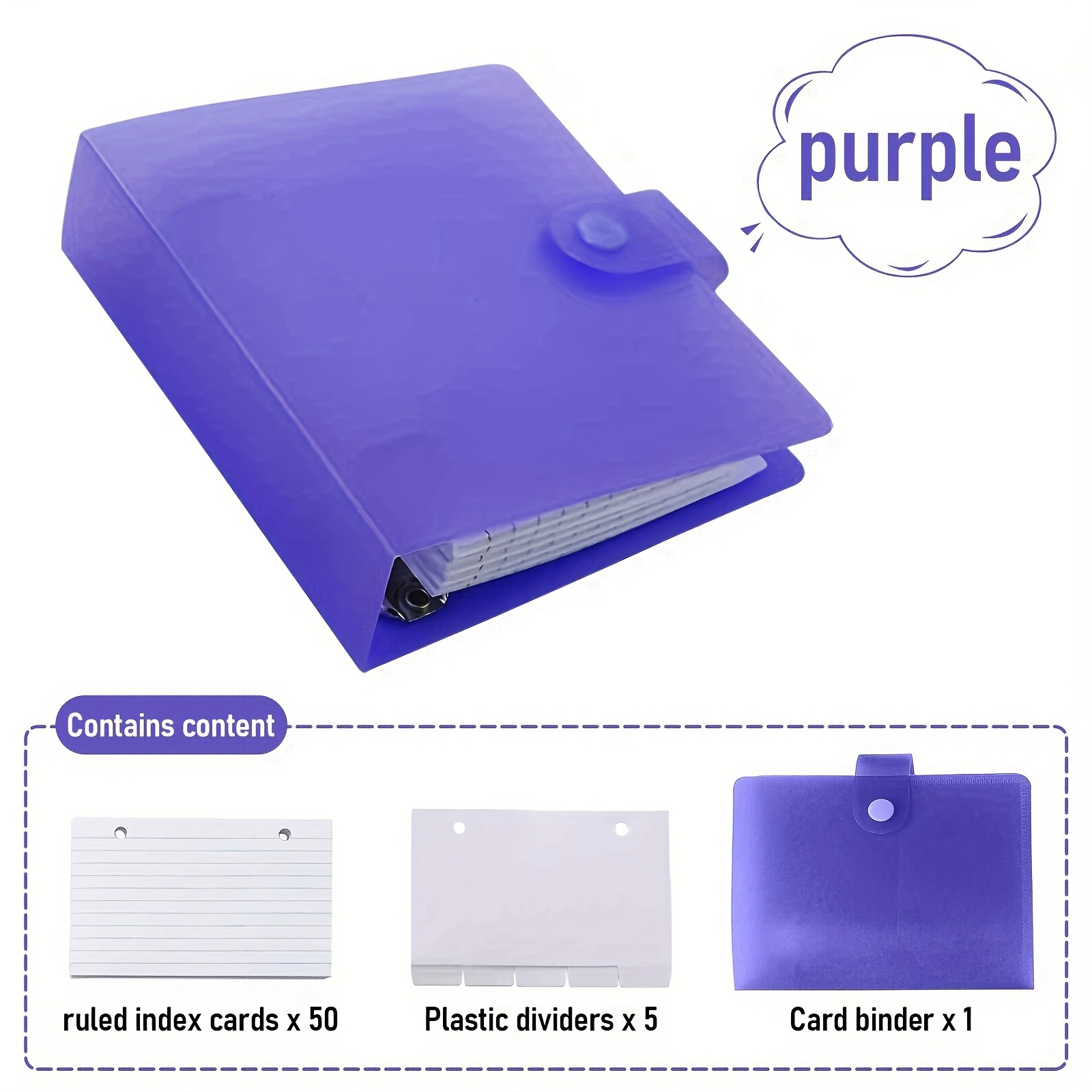 business card 3 ring binder E-Clips Premium Yellow Plastic 2 Pocket Folders Case Pack 48 main image 1