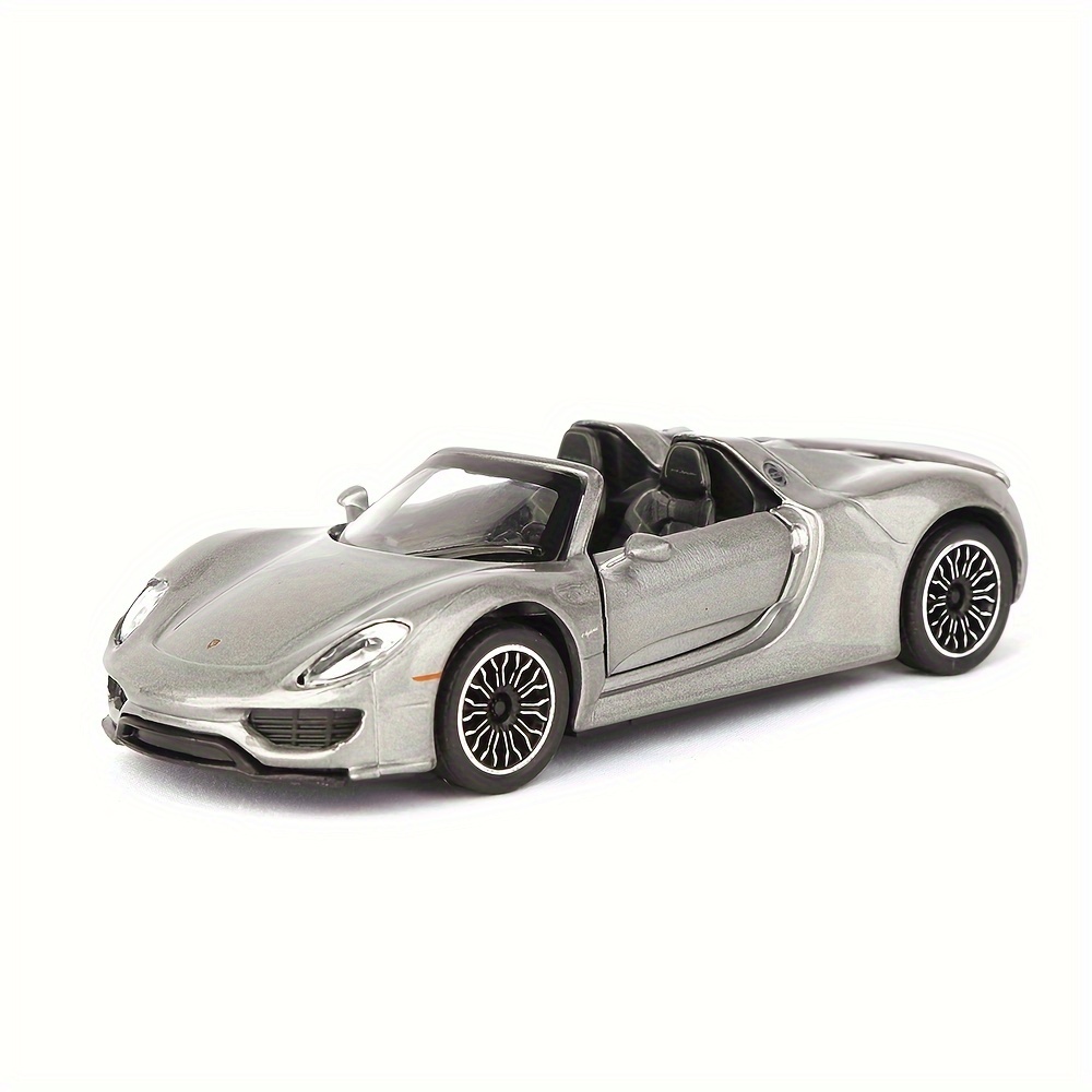 Simulation 1:41 Alloy 918 Spyder Model Toy Car Ornaments Pull Back The Car Model Boy Toy Birthday Gift