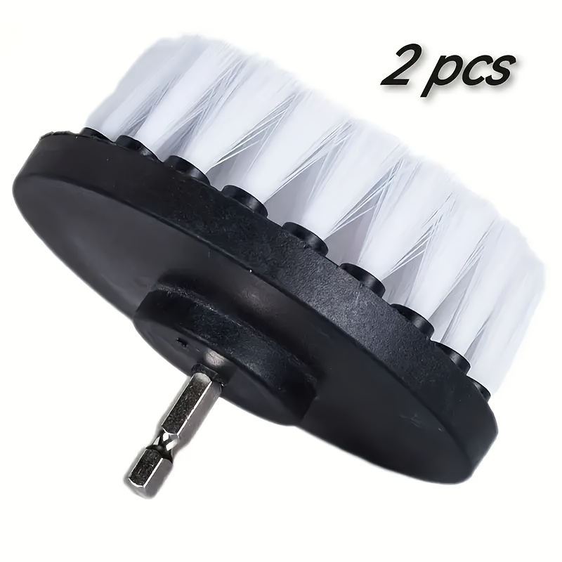 TEMU 6/3/2/ Cleaning Brushes, Soft Bristled Brushes, 4-inch (approximately 10.2cm) Drill Brush Replacement, Suitable For Hotel, Family Car, Seat,
