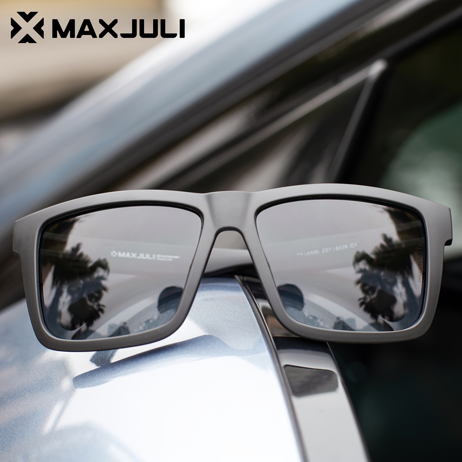 

Maxjuli Xxl For Big Head Z87 Safety Glasses Decorative Glasses For Outdoor, Sports, Bike Glasses, Cycling Glasses - 8228