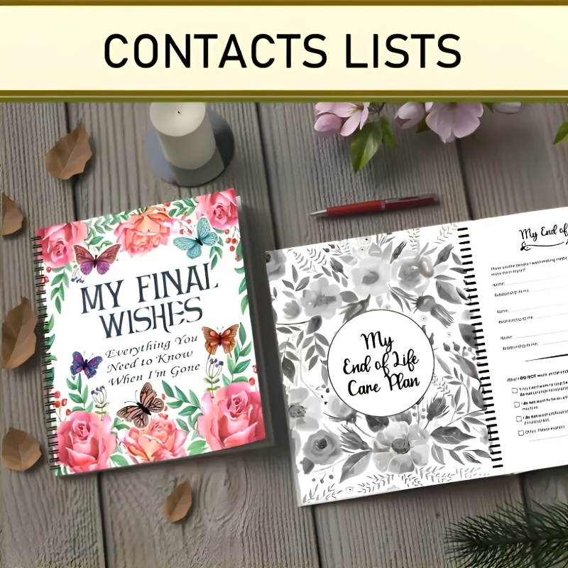 

End Of Life Planner: My Checklist & Organizer - A Guide For Your Accounts, & Wishes