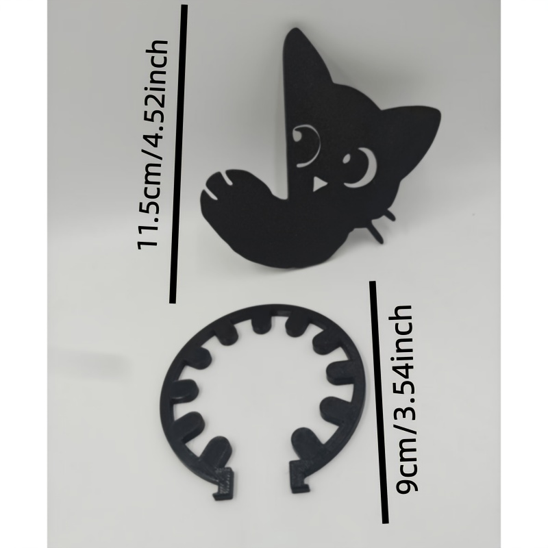 TEMU Boucle de rideau , attache de rideau perforation pour rideaux de jusqu'à 3,54 pouces de large, support de fixation d'ombrage de décoration