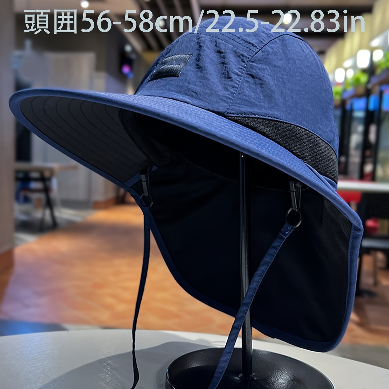 TEMU 【男女兼用】アウトドア サンハット 夏用 ネック保護 バケットハット キャンプ 釣り