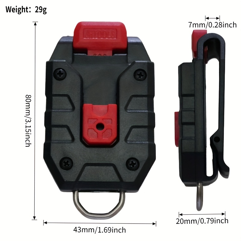 New Universal Quick-hang Belt Clip For Tape Measures, Measurement Tools, And Men's Gifts