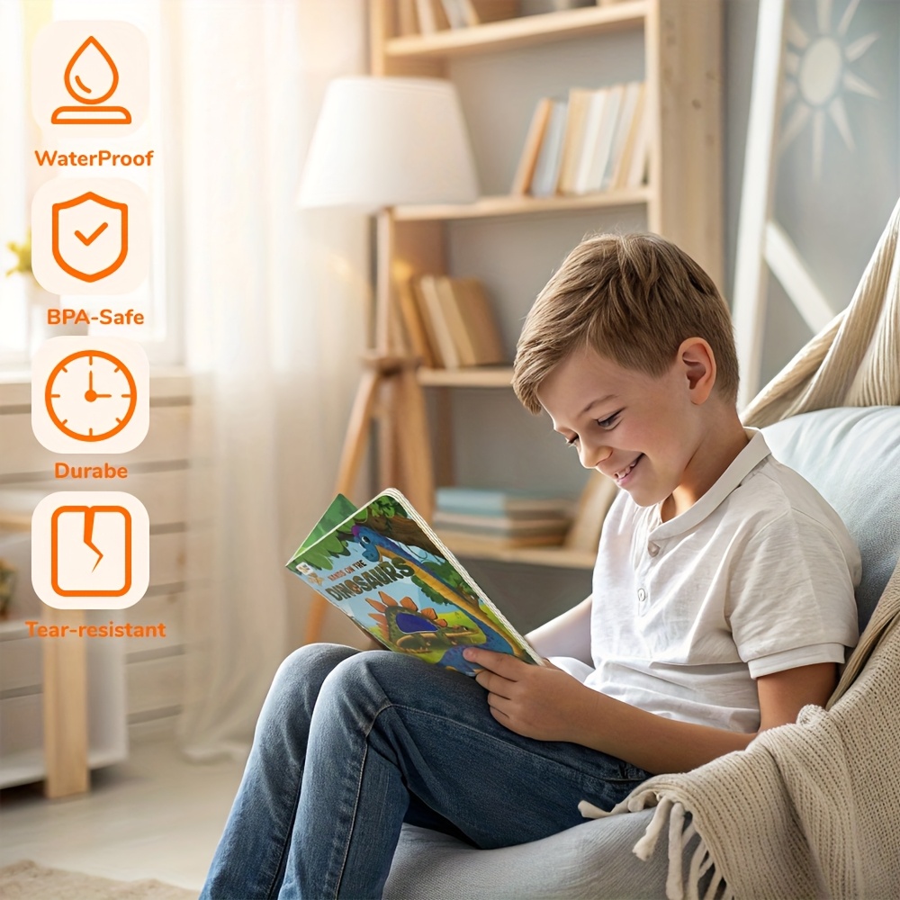 Touch Sensing Book for Children, Dinosaurs Learning Adventure