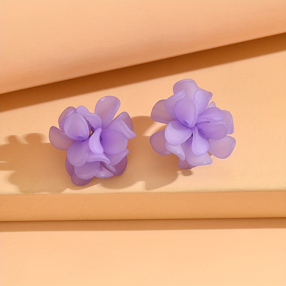 2pcs Sweet And Elegant Stud Earrings, Niche High-end Versatile Ear Accessories, Ethereal Small Flower Earrings Suitable For Daily Wear