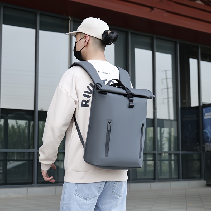 Men's Large Capacity Travel Backpack, Carry-On Backpack, Separate Laptop Compartment, Outdoor Sports Hiking Daypack for Casual Daily Use