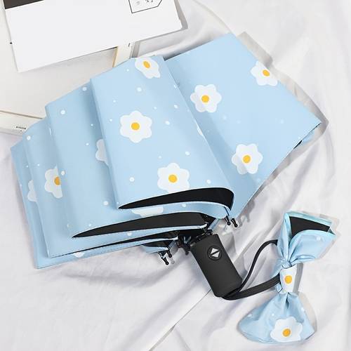 daisy all automatic folding sun umbrella for men and women reinforced and thickened designed for students school