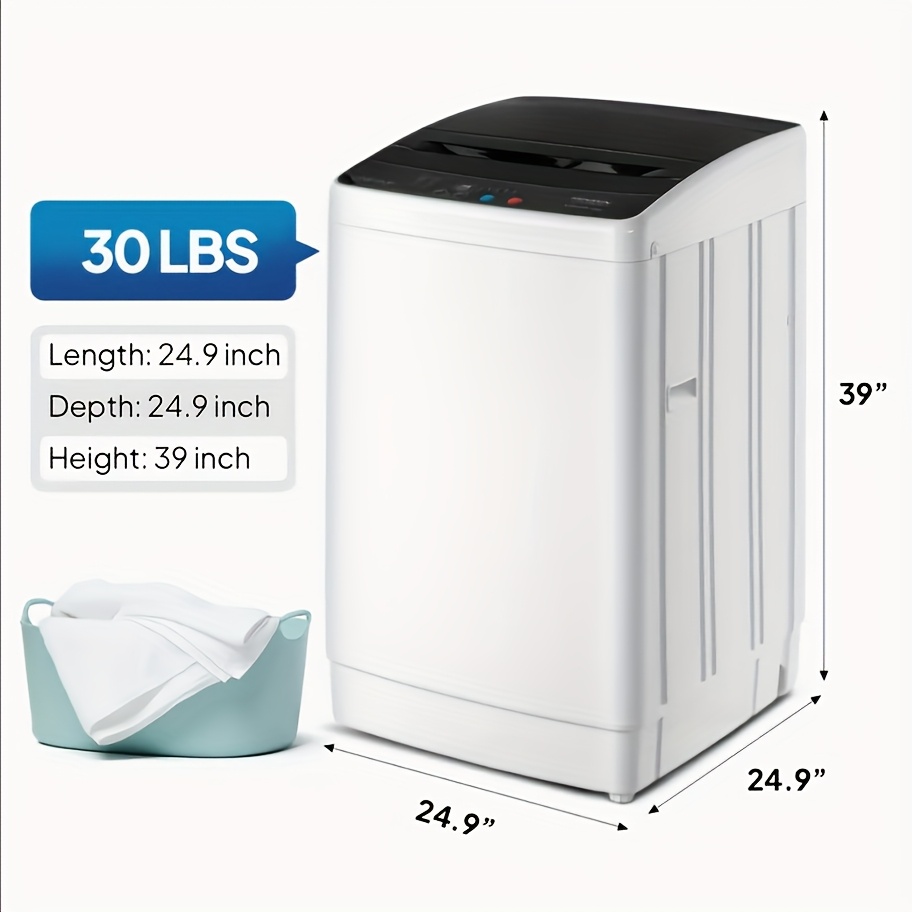 portable washing machine, 17, 2lbs mini washer and dryer, wash and