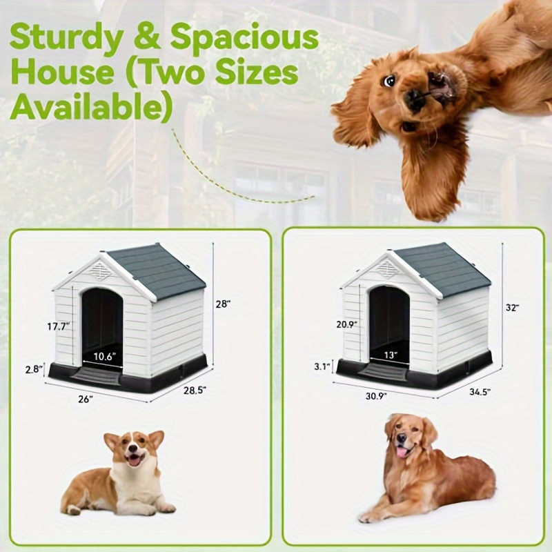 Yardbliss Sturdy Dog Kennel Outdoor Indoor Dog House - Temu