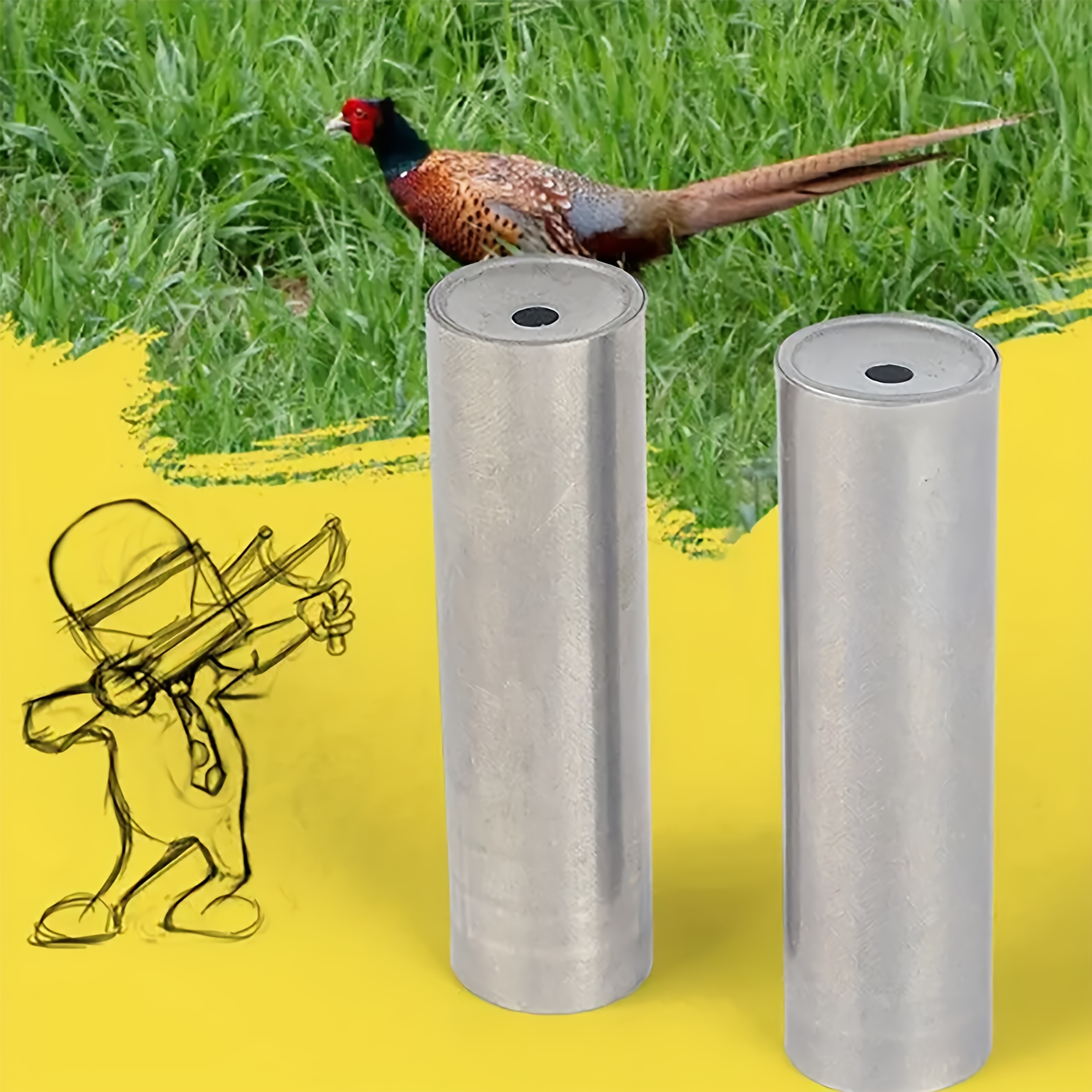 

1pc/2pcs Sifflet d' d'Oiseau en Acier Inoxydable , Sifflet Imitant les d'Oiseaux, Utilisé pour et les Compétences de Survie en , Outil pour Attirer