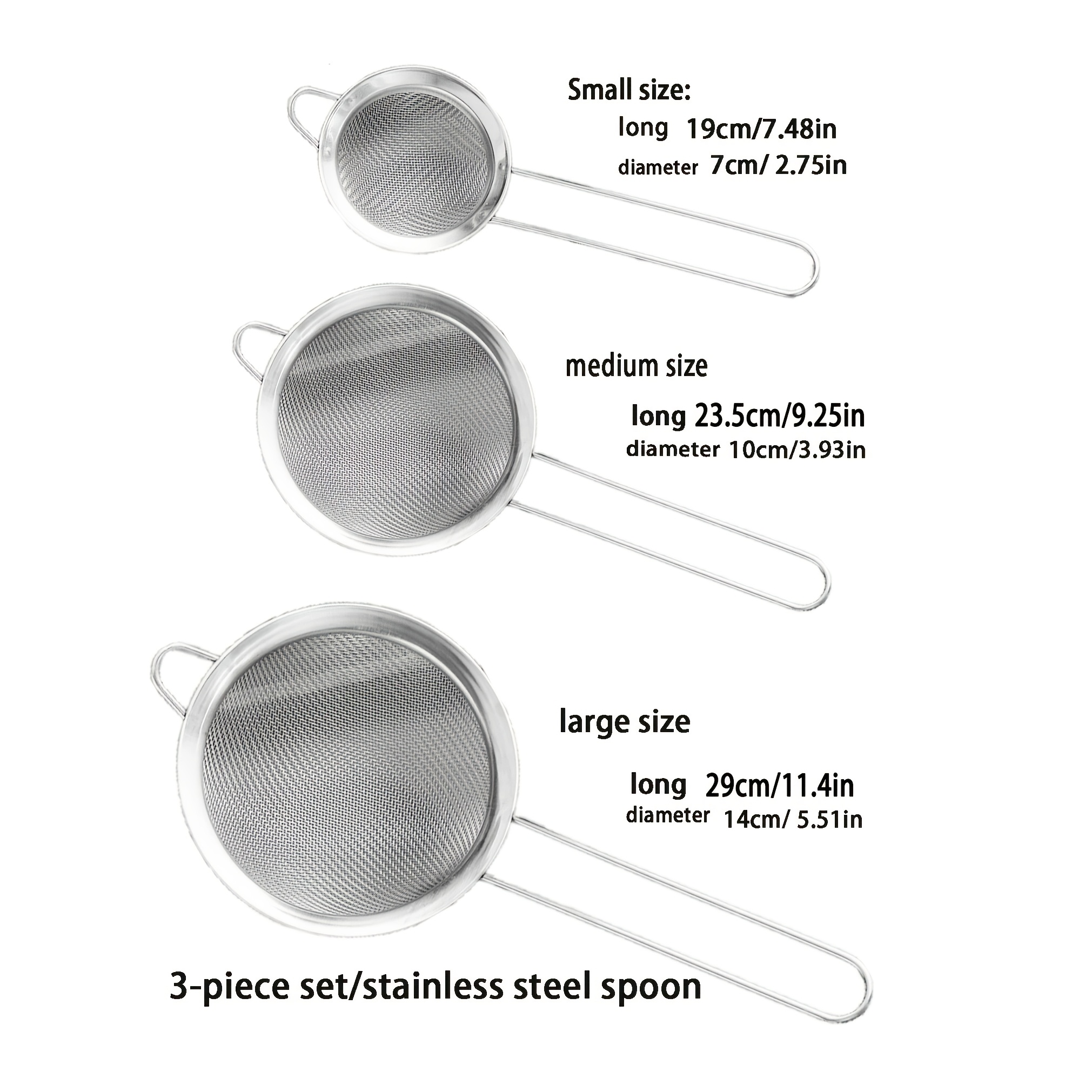 Stainless Steel Mesh Filter for Kitchen Use, Juice & Tea