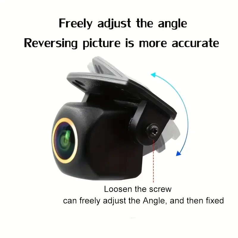 1pc of 170 fish eye lens ahd 1080p ccd car camera a versatile backup camera suitable for front side and rear compatible with all vehicles without battery details 3