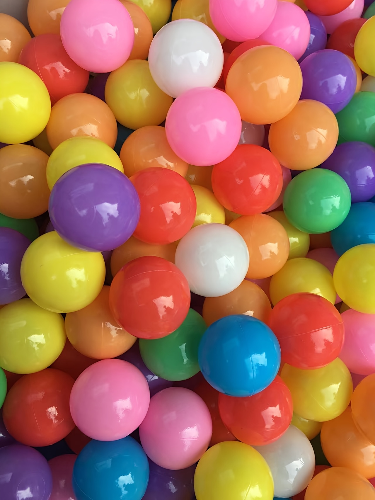 60pcs/110pcs/125pcs Colorful Bobo Balls for Youngsters Mixed Color Ocean Balls, 2.17/2.75in PE Material Perfect for Outdoor Sports And Water Play, Great Fun Toy Balls