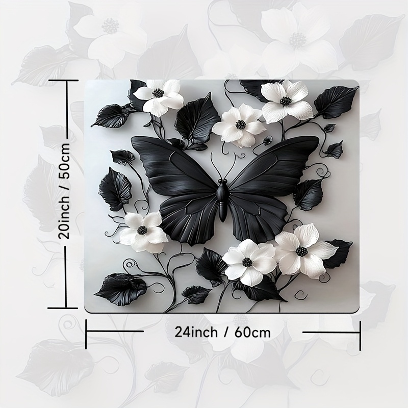 TEMU 1pc, Washing Machine Dust Cover Pad,dry Bathroom Drain Pad And Drying Mat For Tableware 2, Perfect For Dish Drying Mat, Quick Dry Bathroom Drain