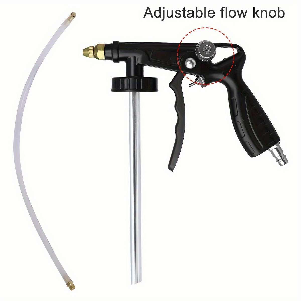 Airbrush Paint For Automobile Chassis Glue Gun Auto Armored Sprayer Adjustable Undercoating Metal Sprayer Gun Underbody Coating