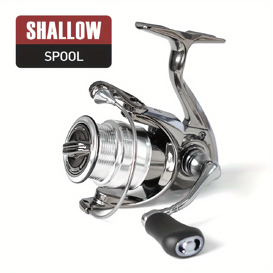 Grey Spinning Fishing Reels, TW 1000 Ultra Light Smooth Powerful Spinning  Reel Carbon Frame and Rotor Fishing Tools for Freshwater and Saltwater