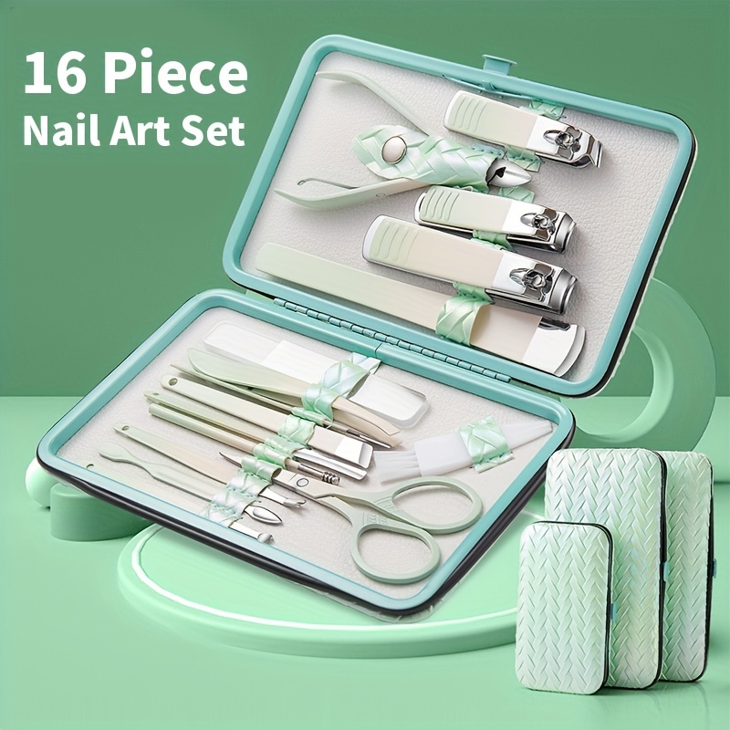 

Nail Clippers Tool Set, 13-16 Set, Portable Grooming Kit, And Kit, Nail Clippers Pedicure Kit, Grooming Kit For Men And Women