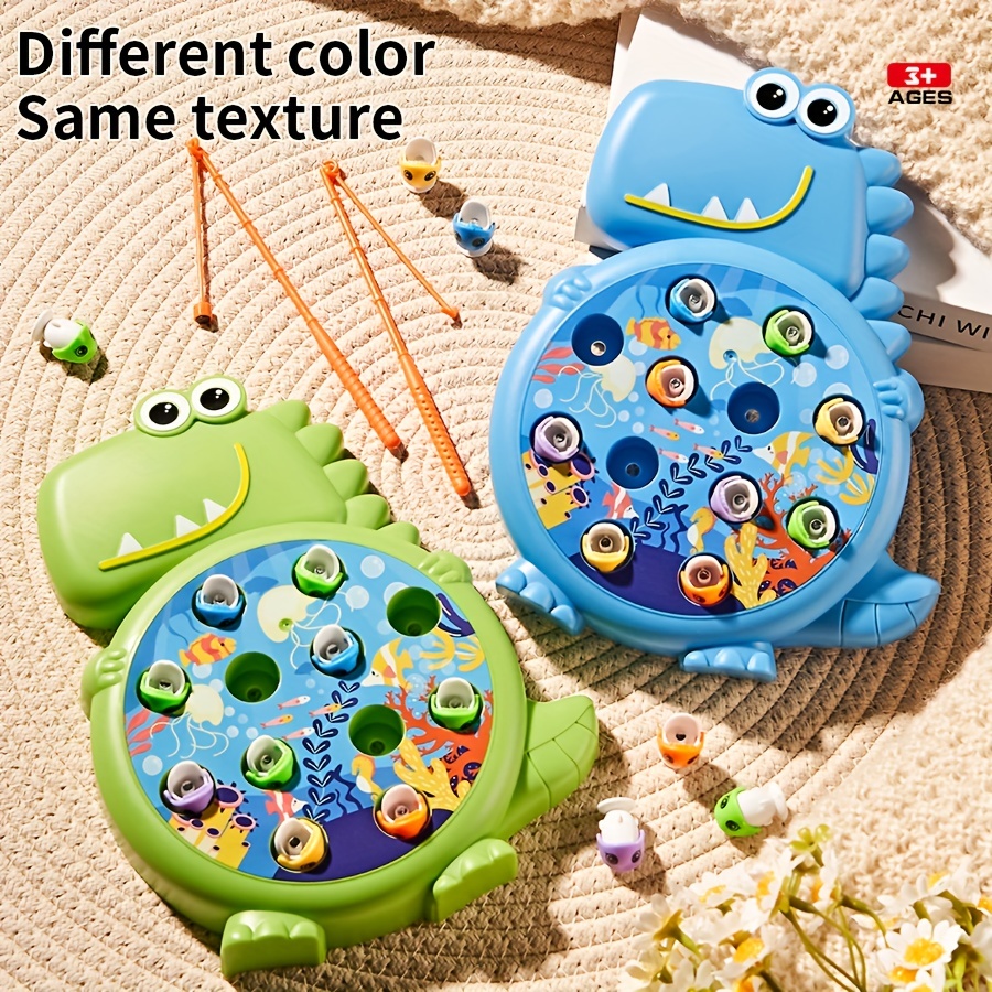 

(random Fishing Rod Style, Random Small Fish Color Accessories) Interesting Puzzle Fishing Toy - [fishing Plate Collection] - Gift For Boys And Girls