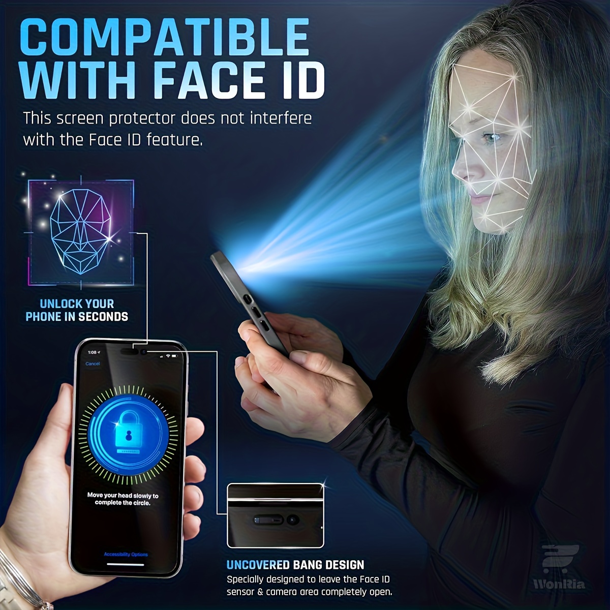 3-Pack Full Coverage Frosted Privacy Screen Protector Anti-Peeping Upgraded Edge Protection Anti-Drop Anti-Scratch Easy Installation No Bubbles, iPhone 17 Pro Max/17 Air/16 Pro Max/16 Plus/ iPhone 15 Pro Max/14/13/12/11/Xs/Xr Series සඳහා