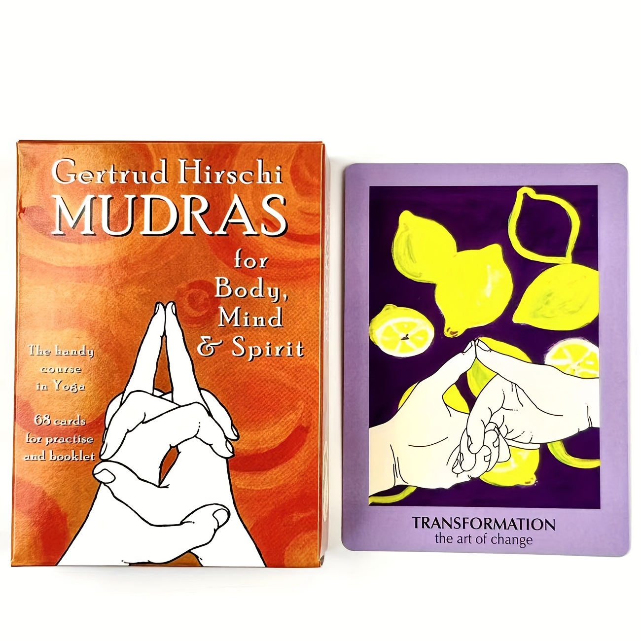TEMU Cartes Mudra Édition Luxe pour Corps et Esprit - 108 de pour la Guérison et la Croissance Spirituelle - Jeu de Cartes Éducatif pour Adultes et