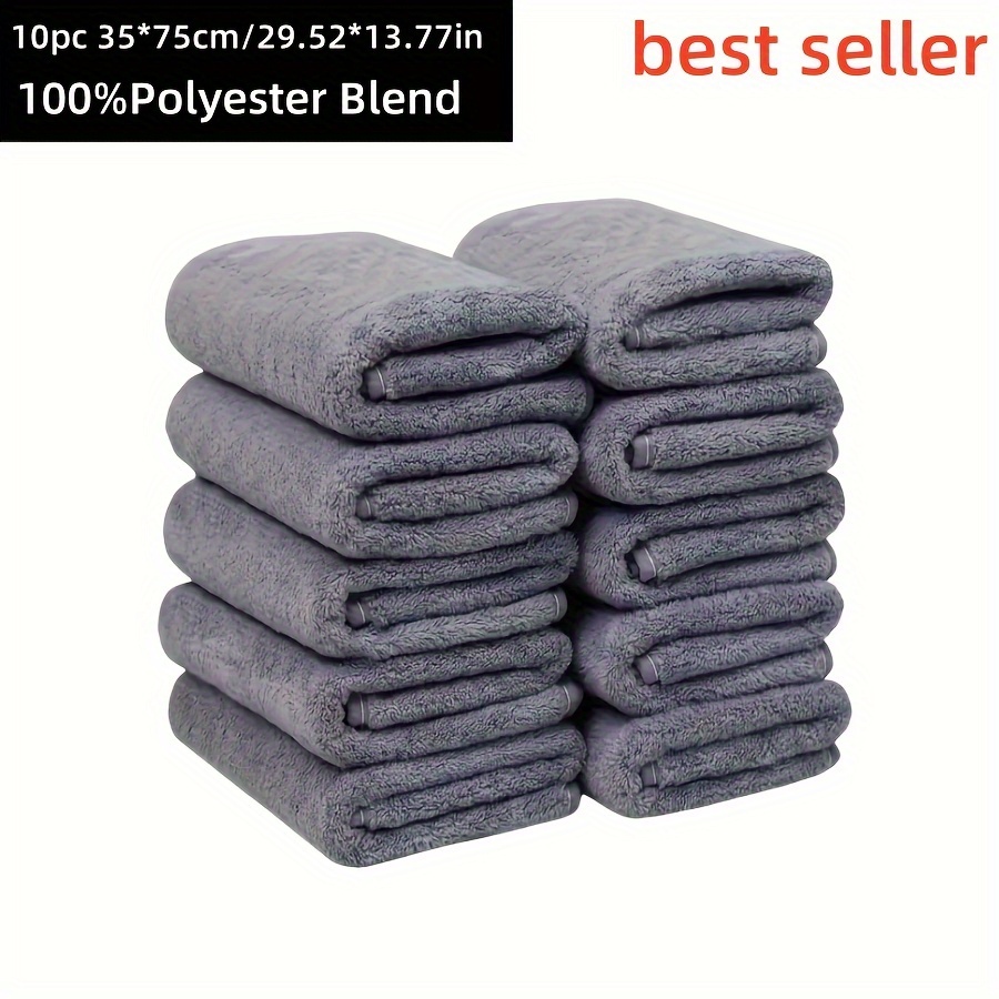 

Ultra-soft & Absorbent Hand Towel Set (5/10pcs) - Perfect For Bathroom, Gym, Hotel & Spa - Durable Polyester, Contemporary Design