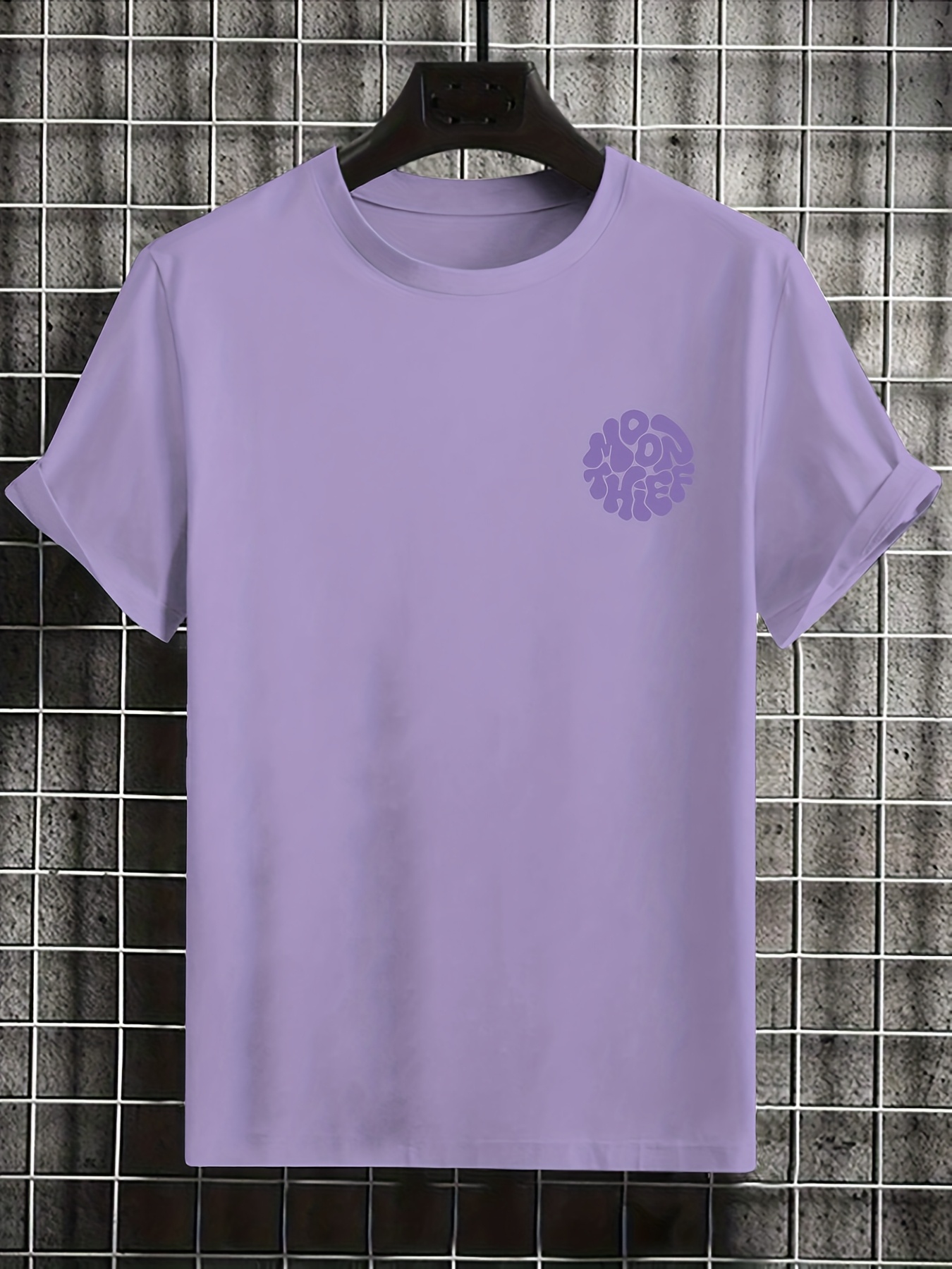 T-shirt homme rétro en coton pur coupe ample confortable été_voghion.com