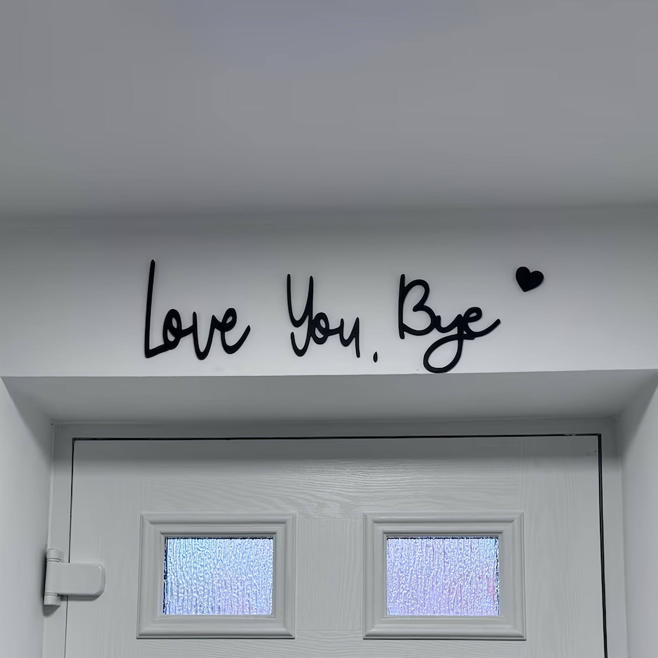 

'goodbye, Love You' Wooden Sign - Home Entrance & Wall Decor, Room Decor